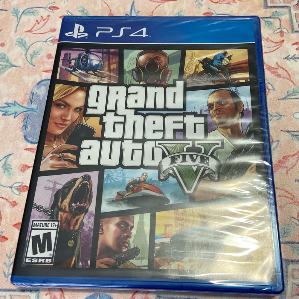 *BRAND NEW* *NEVER OPENED* *STILL IN PLASTIC* GTA V - Playstation 4